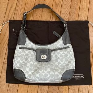 Coach gray Hampton Hobo